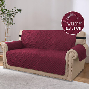 Cross-border Amazon New Flower Sofa Cushion Breathable Waterproof Pet Sofa Cover Simple Solid Color Universal Sofa Cushion Cover