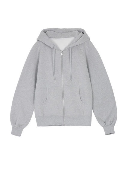 Hong Shirt Heavy Sweater Women's High-end European Sweater Cardigan Spring and Autumn Loose Slimming Couple Hooded Sweater Jacket