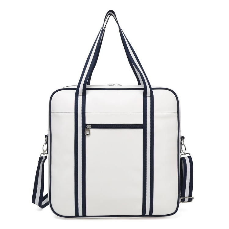 Peak racket bag pu leather shoulder slung badminton bag
