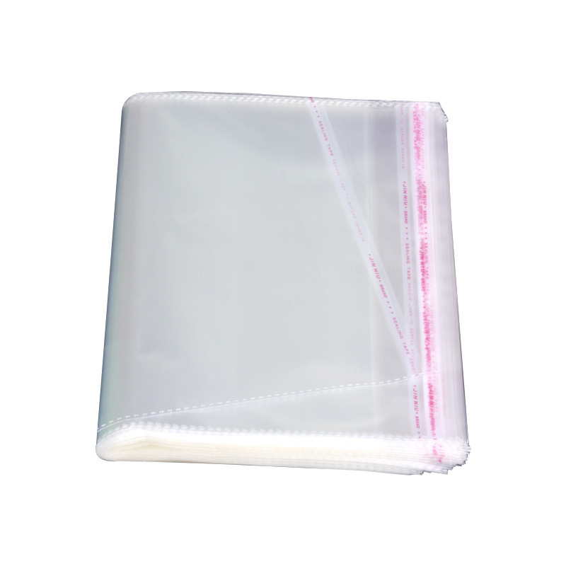 opp bag wholesale plastic self-sealing bag garment packaging bag thickened transparent self-adhesive bag self-adhesive opp bag