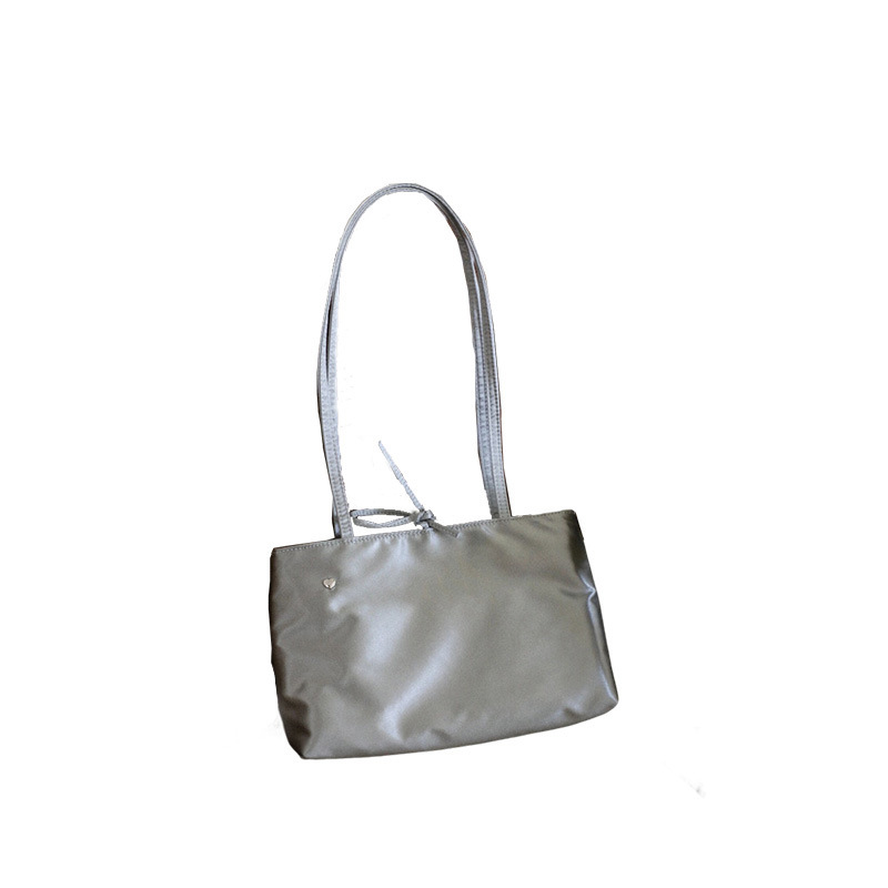 Jennie Style Ballet Style French Style Simple Retro Velvet Satin Sense Portable Small Square Bag Shoulder Underarm Bag