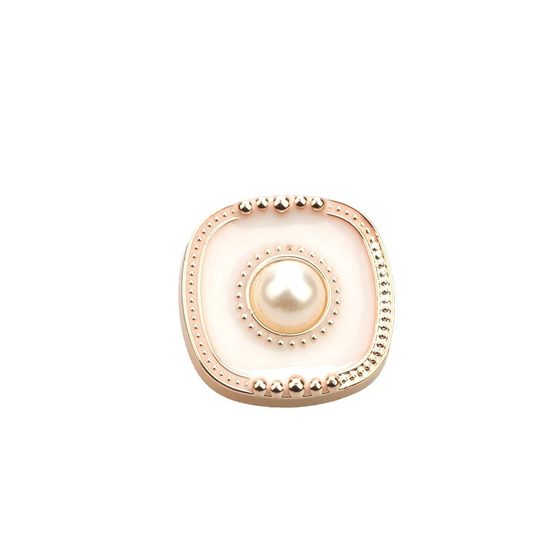 Chanel style pearl fashion button Korean style high leg hand sewing buckle all-match windbreaker coat buckle sweater sweater button
