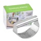 Stainless steel garlic press-(color box)