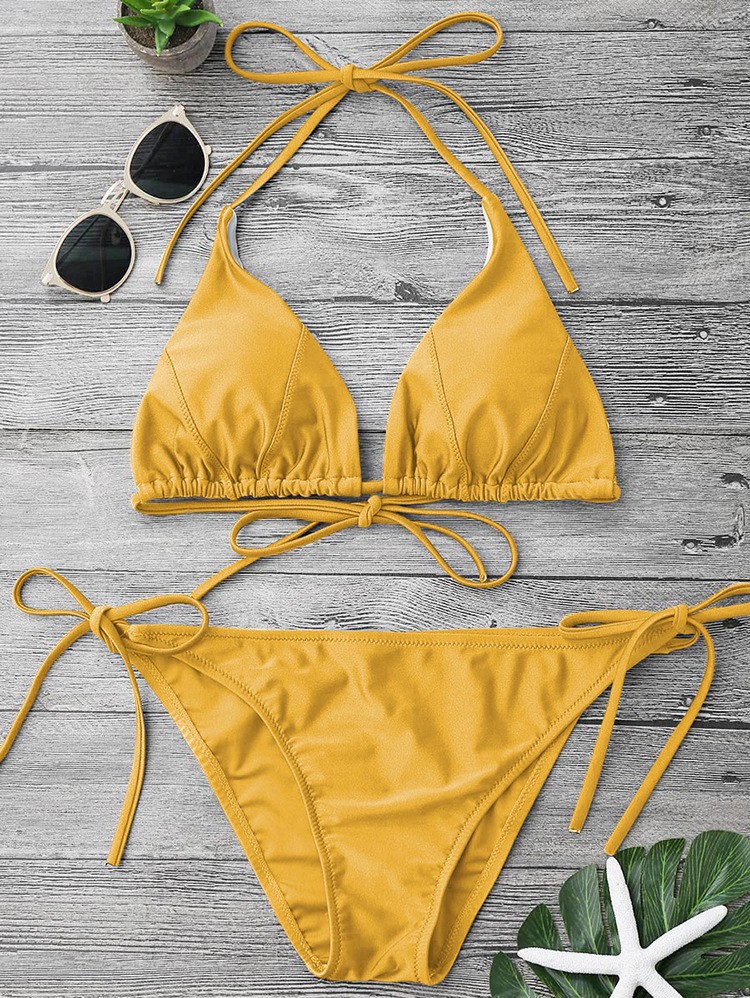 Factory supply cross-border for 2023 new swimsuit Europe and America sexy bikini stitching bikini