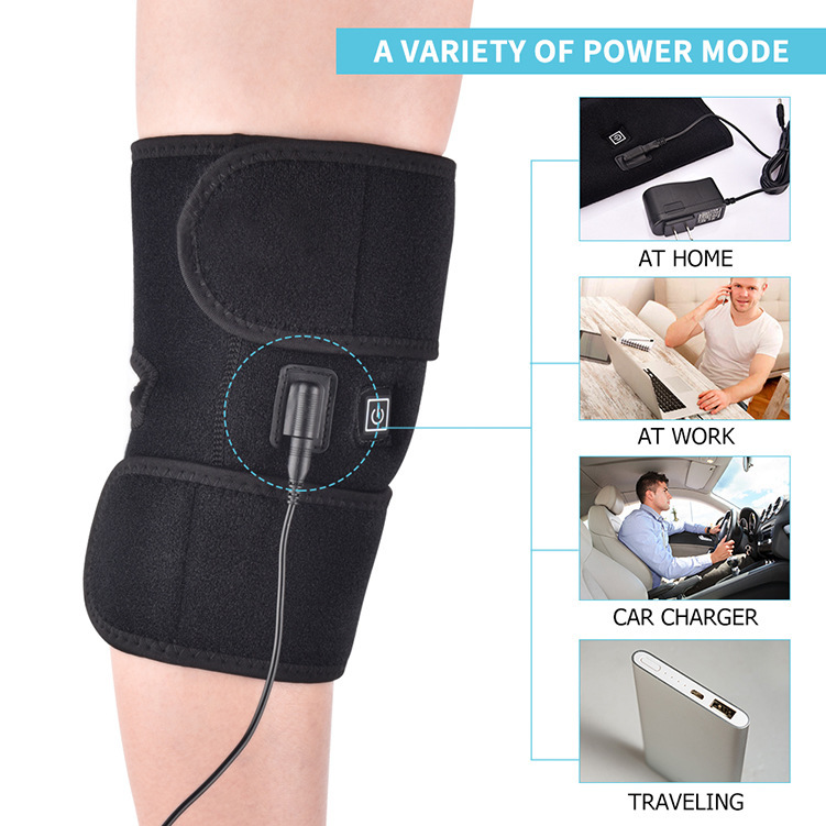 Cross-Border electric heating old cold leg knee pad hot compress moxibustion fever knee pad winter elderly knee warm protective equipment wholesale