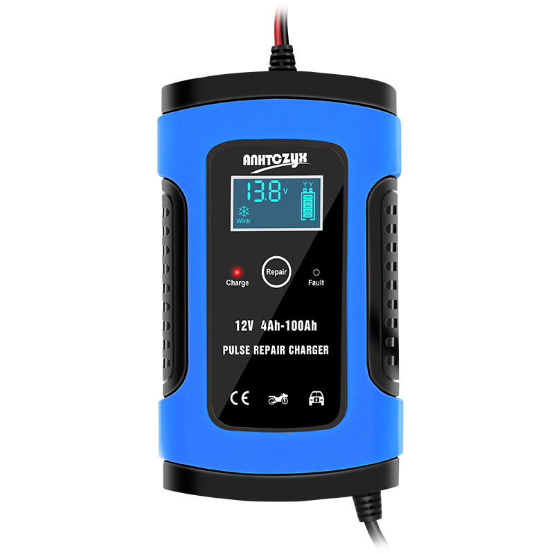 12V6A motorcycle car battery charger Charger full intelligent repair type lead-acid battery charger