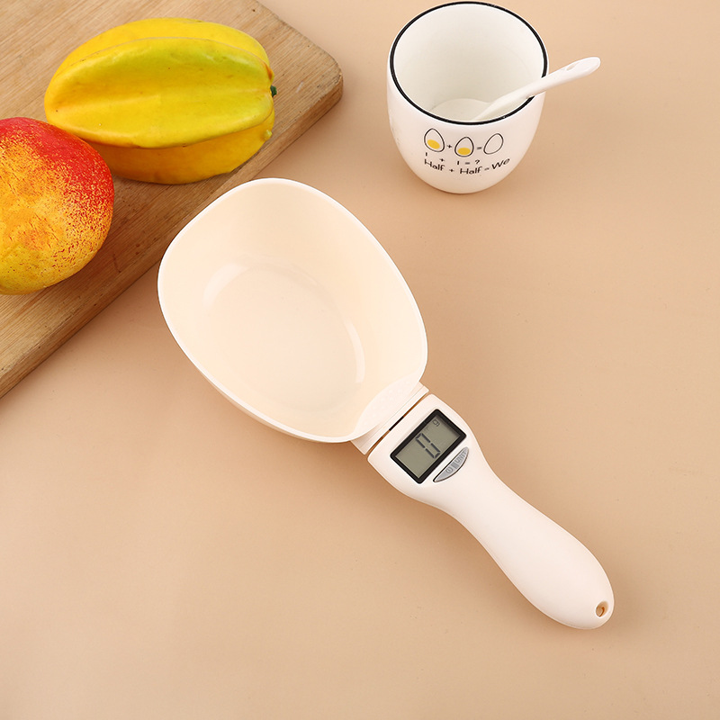 Pet measuring cup cat food dog food electronic scale feeding measuring spoon scale shovel scientific feeding 800g/1g spoon scale