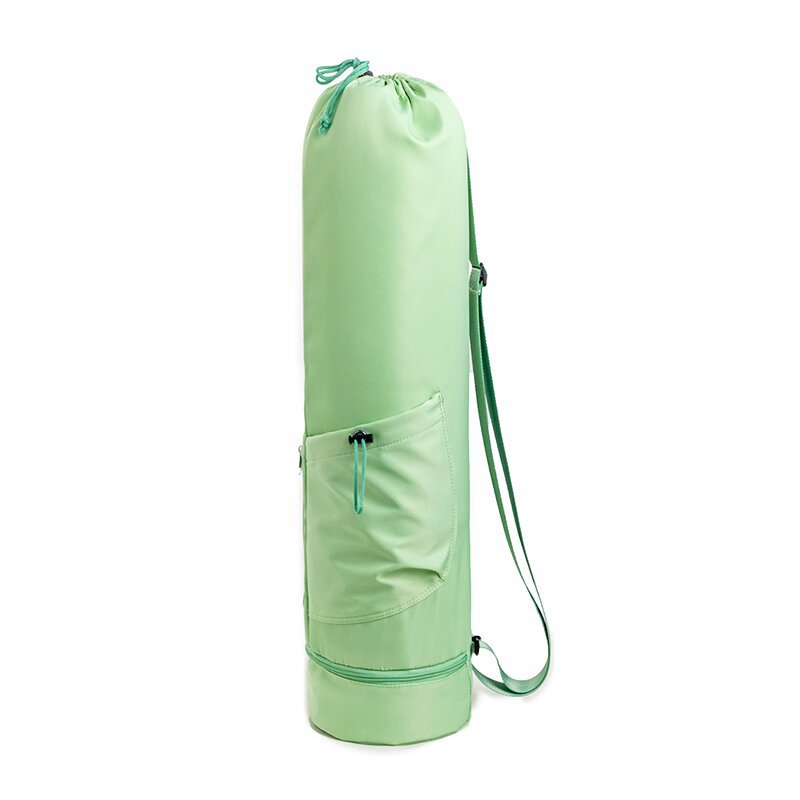 In stock yoga mat bag with water bottle pocket and bottom wet bag sports yoga mat strap multifunctional storage bag