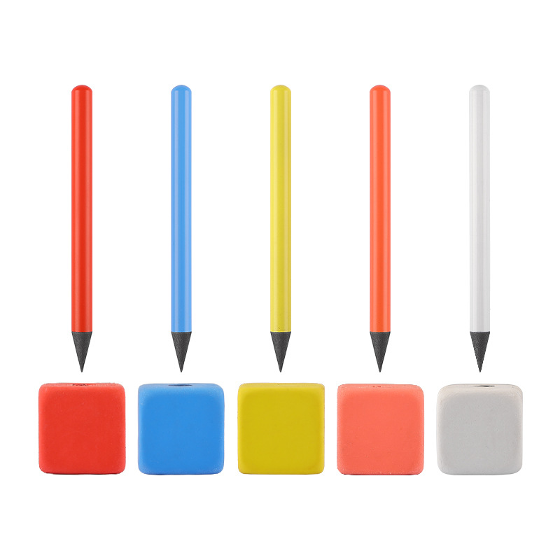 HB eternal pencil with eraser elementary school students writing pencil painting writing black technology no need to cut ink-free pencil