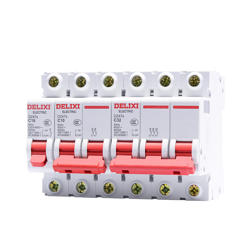Delixi DZ47S 1P air switch 2P household 32a40a three-phase 3P industrial circuit breaker 4P air switch