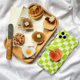 Airbag Bracket ins Same Style Simulation Muffin Toast Cake Glue Dropping Lazy Desktop Retractable Phone Rack DIY