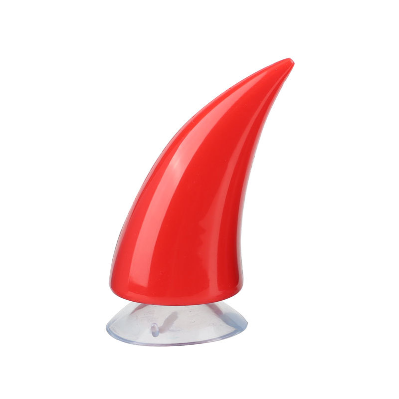3D three-dimensional electric car stickers demon horn anti-collision cute personality car decoration suction helmet horn Universal