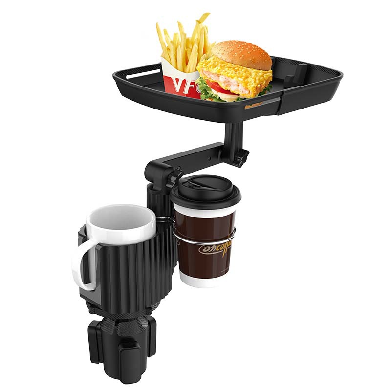 Car mobile phone holder car meal tray drink coffee small dining table food storage rack water cup seat large plate