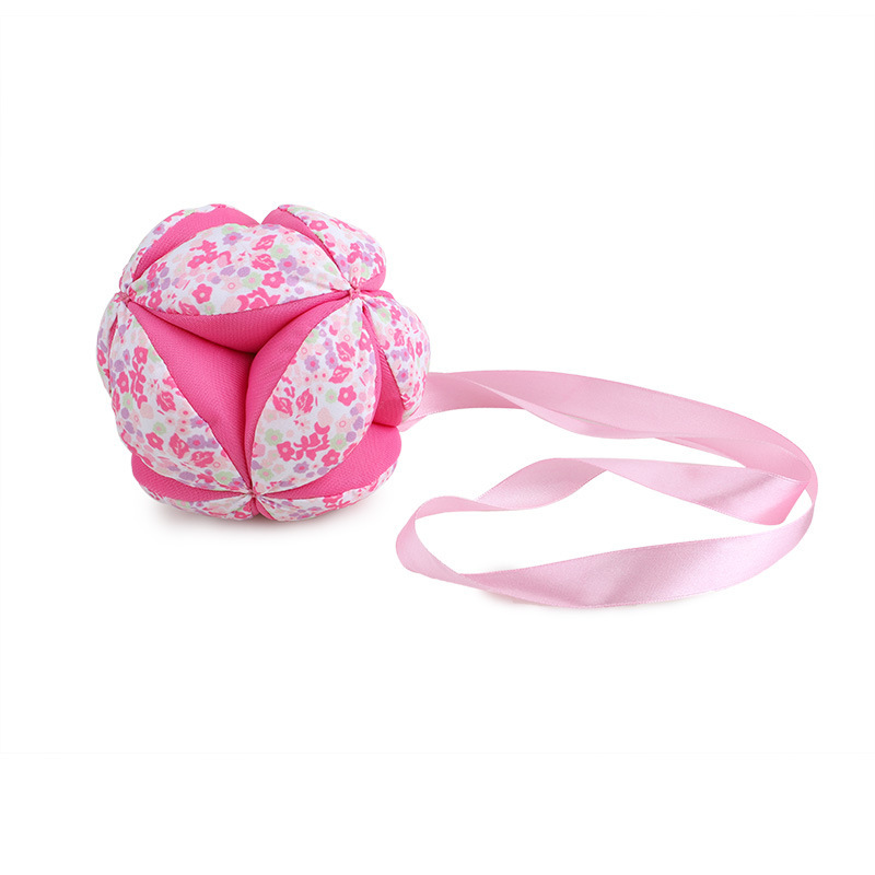 Children's Hand-held Ball Baby Interactive Cloth Ball Kicking Silk Ribbon Embroidered Ball