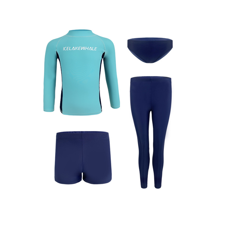 Couple diving suit swimsuit manufacturers wholesale long sleeve sunscreen jellyfish suit slim conservative suit swimsuit cross-border