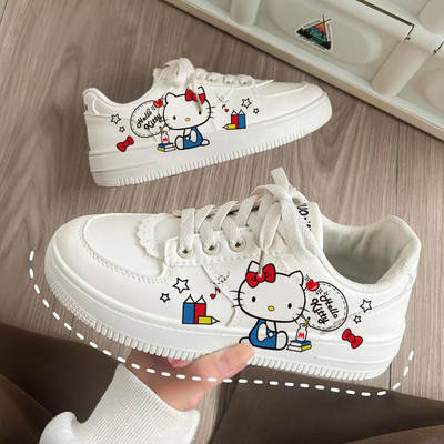 Sanrio Joint jk Girl Sneakers Single-layer Shoes White Shoes Summer New Breathable Casual All-match Sneakers for Students