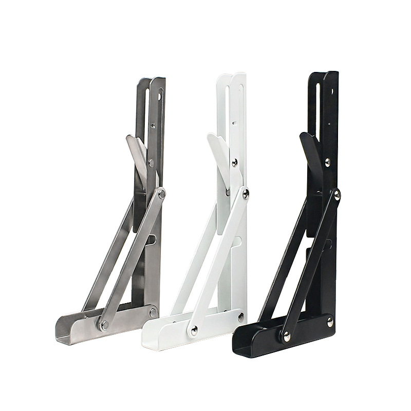 Stainless Steel Billy Bracket Furniture Hardware Accessories Partition Bracket Tripod Folding Bracket Stainless Steel Triangle Bracket