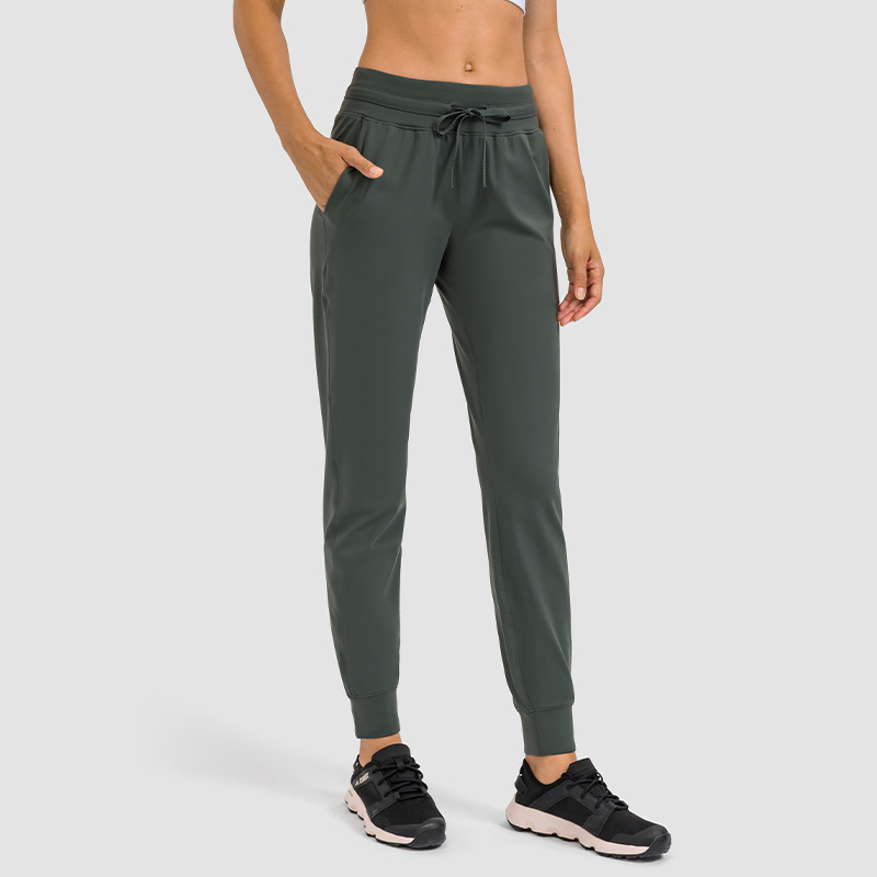 A generation of spring new naked yoga pants high waist slim casual toe running sports fitness pants women