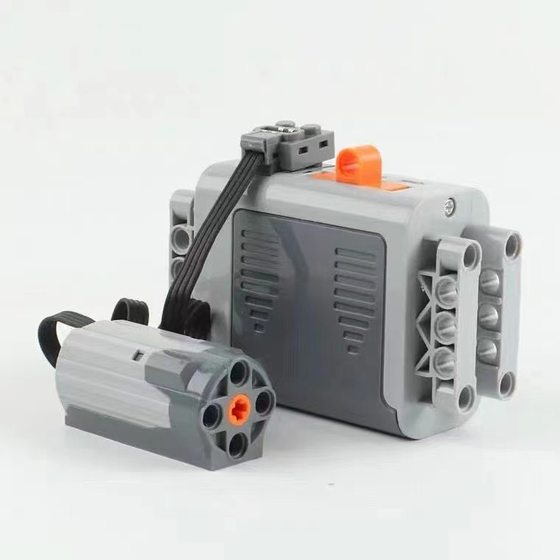 Compatible with Lego brick motor M Motor 8881 No. 5 battery box 88000 children's brick remote control accessories 01