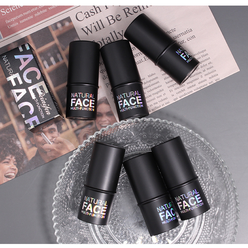 High-gloss makeup stick cross-border contour shadow pen three-dimensional bright lying silkworm facial blush cream multi-functional makeup wholesale