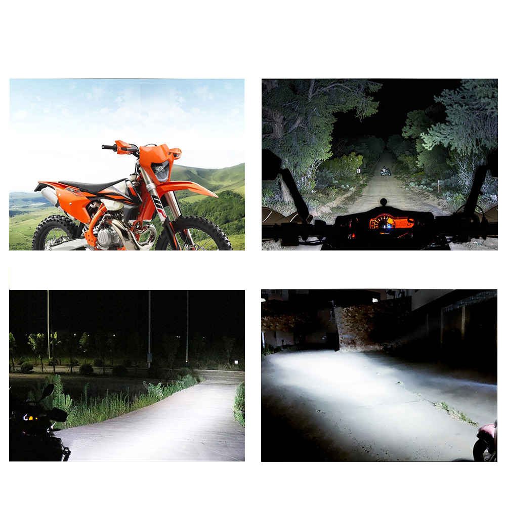 Motorcycle modification accessories for KTM Universal off-road motorcycle headlight LED day 5 LED lamp beads