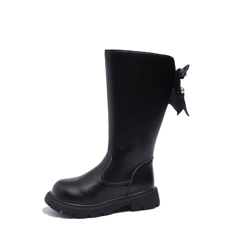 Girls' long boots 2023 Spring and Autumn new children's boots Korean style little girl princess boots medium and big Children Martin boots fashion