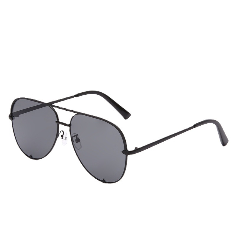 European and American retro style sunglasses double beam goggles men's and women's trendy sunglasses cross-border glasses wholesale