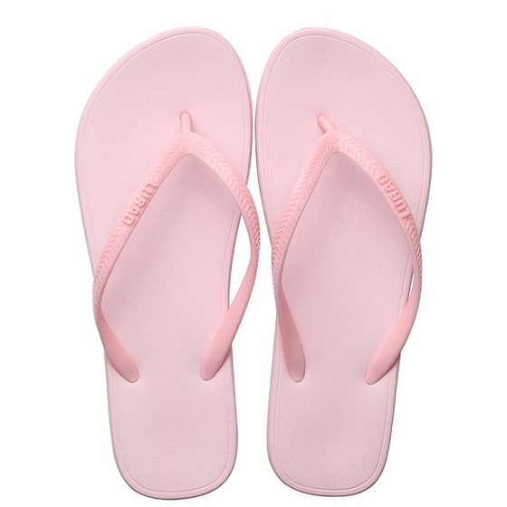 Luladi PVC Flip-Flops Women's Shoes Summer Outer Wear Non-Slip Wear-Resistant Flat Flip-Flops Casual Beach Waterproof