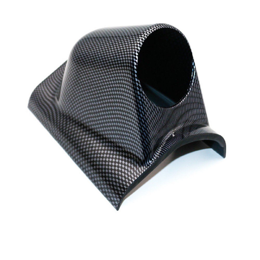 Car instrument modification meter seat single hole instrument frame instrument panel flat bracket carbon fiber 2 inches 52mm