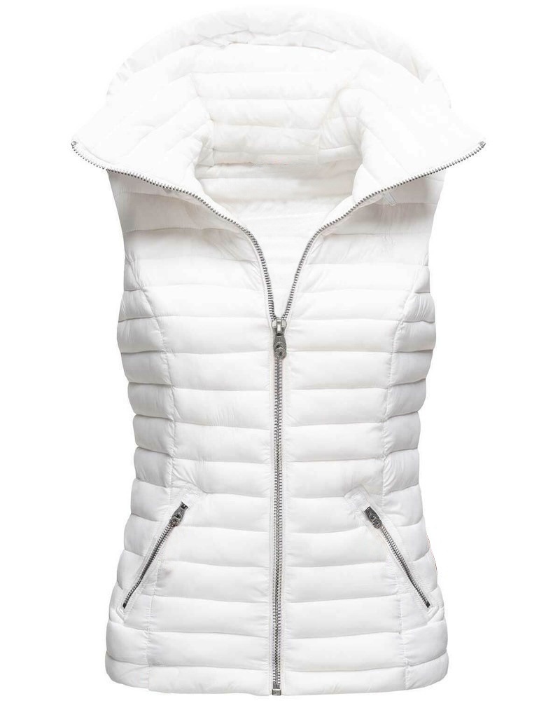 Spring and Autumn Winter Women's Fashion Vest Coat Cotton Vest Women's Sleeveless Cotton Jacket Foreign Trade European Size Women's Jacket