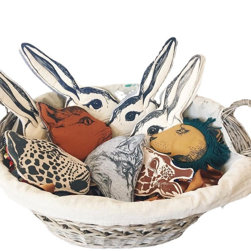 ins Explosive Rabbit Hair Accessories Hat Eye Mask Mori Style Retro Children Adult Wearable Photography Animal Head