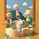 Early Education Music Light Grasping bb Stick Baby Soothing Cartoon Animal Baby Hand Rattle 6 Months Children's Toy
