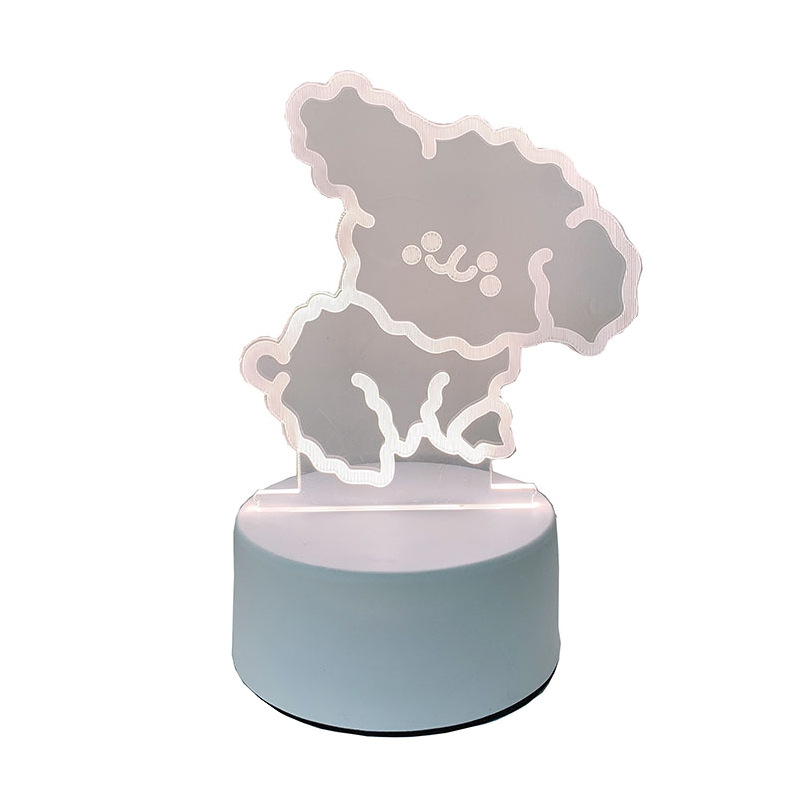 3d nightlight wholesale to map creative gifts desk lamp cross-border explosions atmosphere bedside lamp acrylic logo