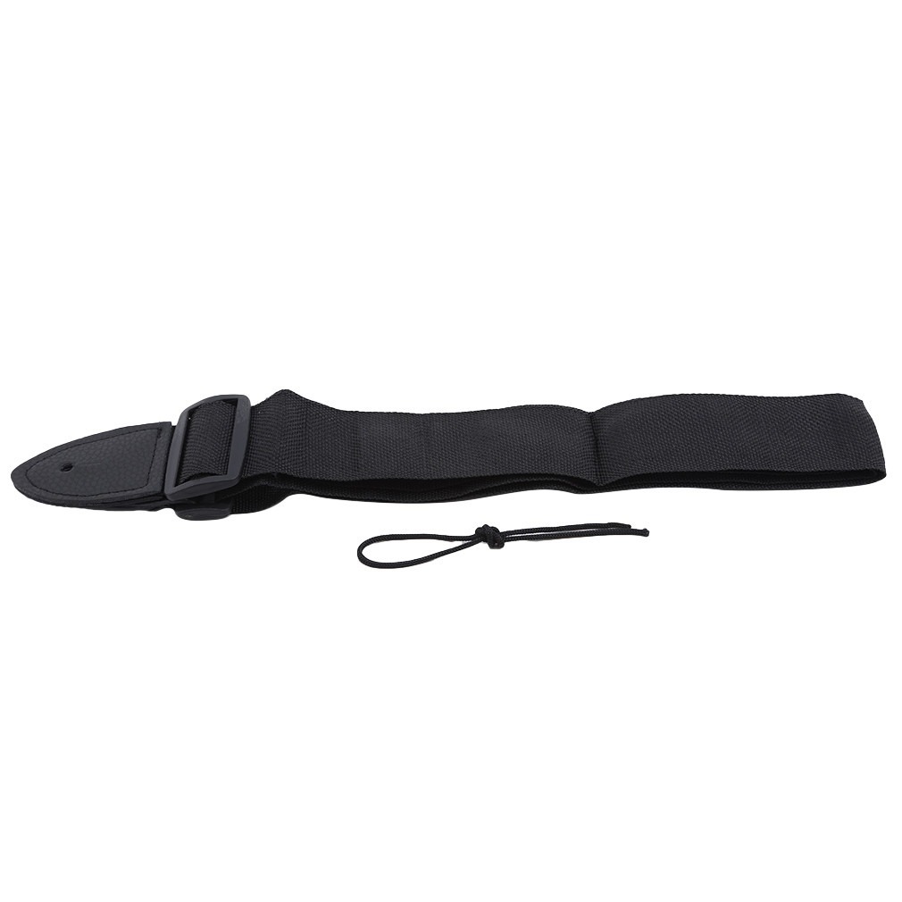 Black folk guitar strap guitar ukulele strap musical instrument accessories widened universal strap