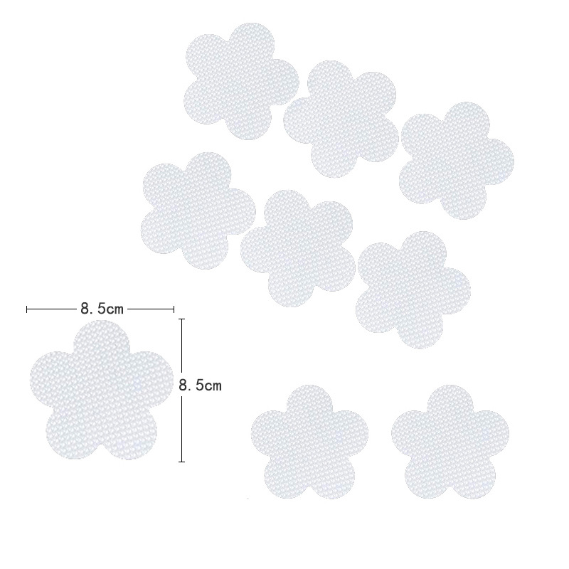 Amazon bath non-slip stickers peva waterproof self-adhesive color transparent non-slip stickers bathroom bathtub non-slip stickers