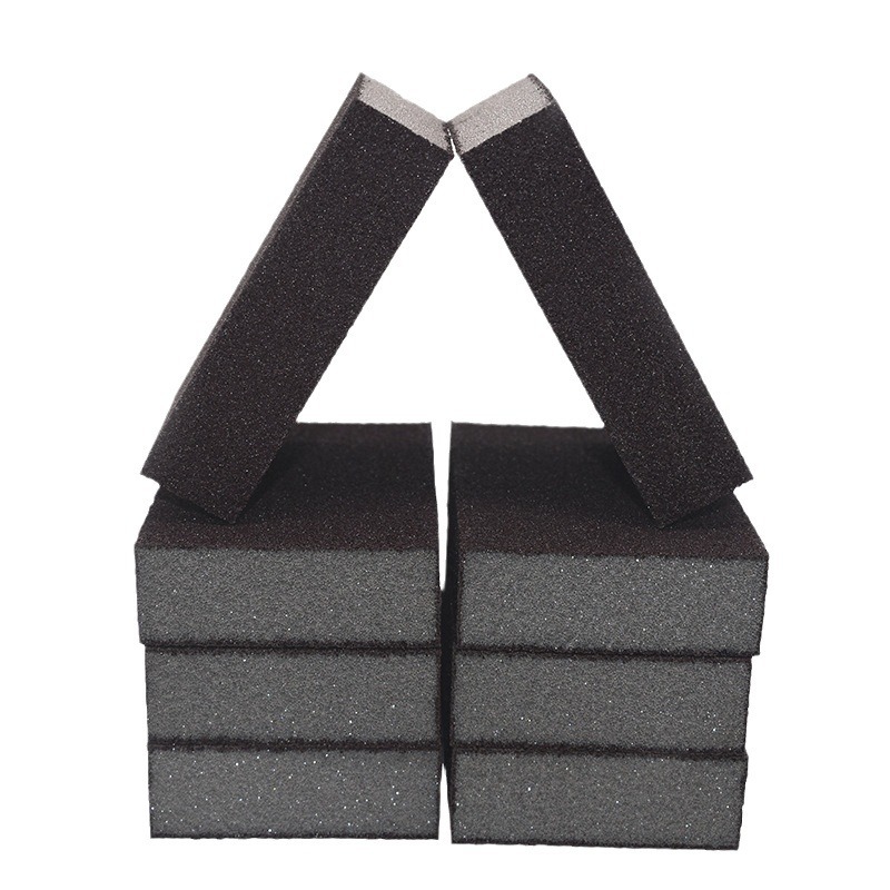 Carborundum sponge kitchen cleaning cleaning household daily decontamination washing pot bottom rust removing sponge block dishwashing sponge