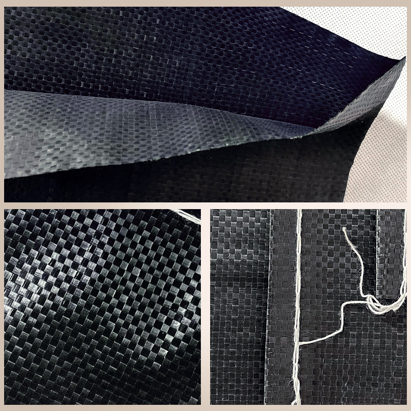 thickened-carbon-black-woven-sandbag-anti-flood-durable-snake-skin-bag-for-flood-control-and-soil-stabilization