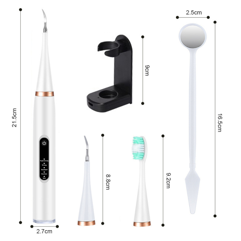 新しい 5 モード電動歯科クリーナーセット高周波振動歯の汚れ除去ホワイトニング歯ブラシキット家電|undefined