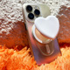 Heart-shaped white bracket