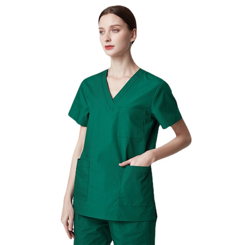 High-end Hand-washing Clothes Stretch Quick-drying Korean Style Pure Cotton Split Suit Doctor Brush Hand Clothes Surgical Work Clothes Surgical Clothes