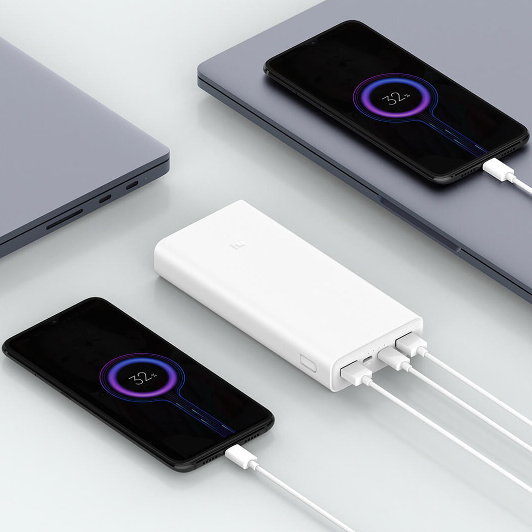 Suitable for Mijia Power Bank 3 20000mAh USB-C two-way fast charging version large capacity portable power bank