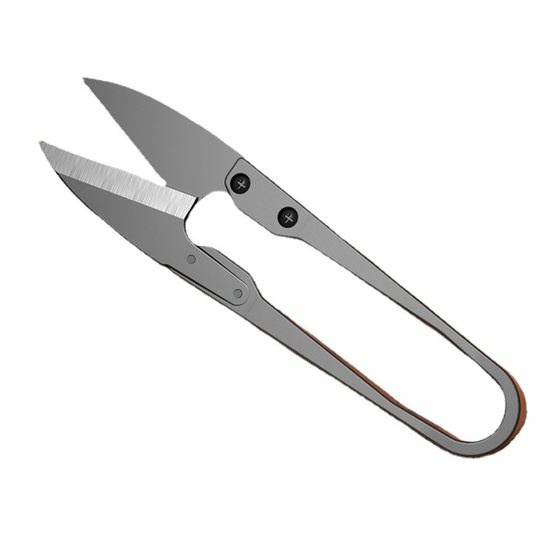 Needlework U-shaped scissors large black yarn scissors handmade cross stitch scissors small scissors for thread ends clothing special Wholesale