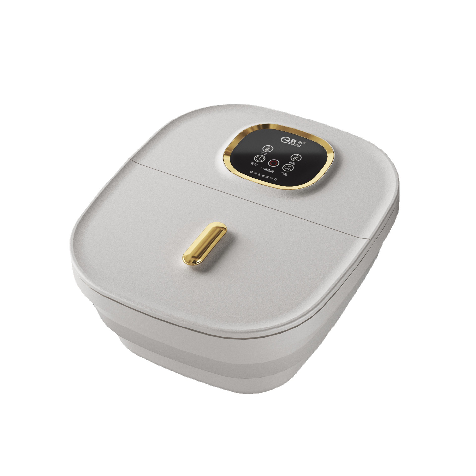 Yangzi portable foldable foot bath tub massage automatic foot bath bucket electric massage heating household foot bath bucket