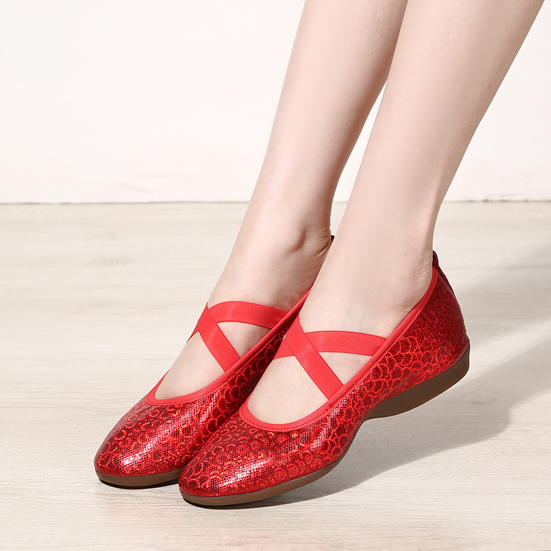 Manufacturers new dance shoes low-heeled dance shoes female Square dance shoes shoes wholesale foreign trade