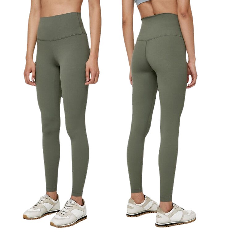 European and American Yoga Clothing Peach Hip-lifting Sportswear Fitness Pants No Embarrassment Line Naked High Waist Tight Yoga Pants