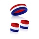 Red White Blue Turban Wrist