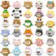Compatible with Lego Animal Egg Cartoon Doll Strawberry Bear Lina Building Blocks Children's Assembled Educational Toys Wholesale