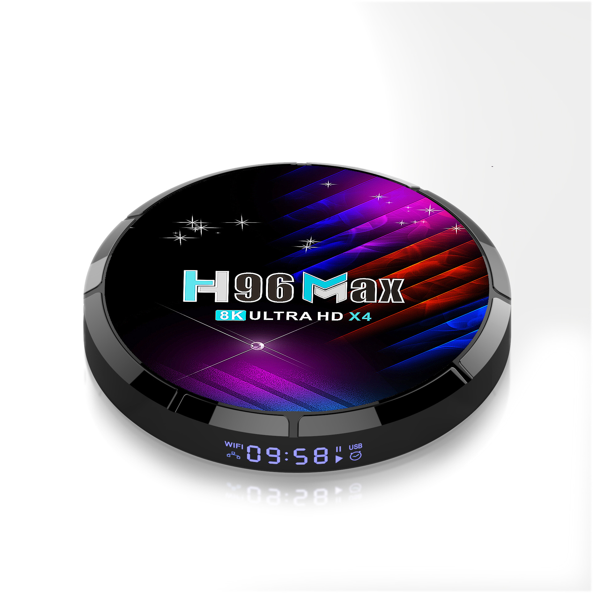 Foreign trade cross-border explosions H96max Android TV box S905X4 household 8K ultra-clear network set-top box wholesale