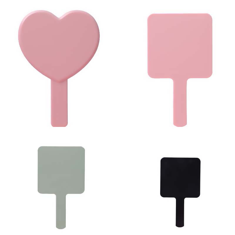 E-Commerce for Mirror Shake Voice Live Welfare Handheld Handle Makeup Mirror Square Dressing Mirror Love Mirror