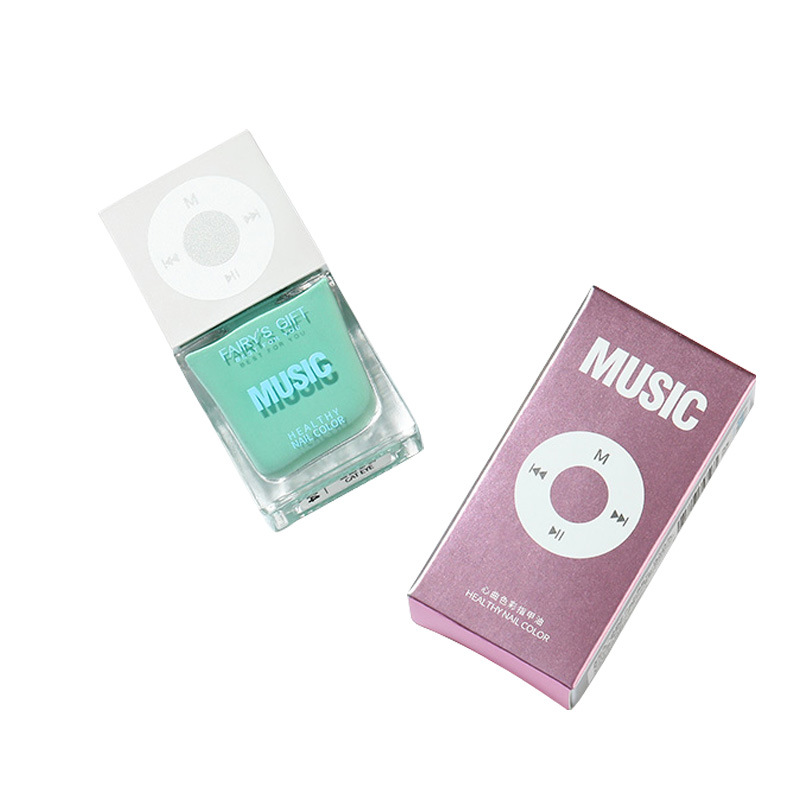 Cross-border new non-baked nail polish lasting fast-drying non-peeling Net red nail art nude color sequins nail polish wholesale